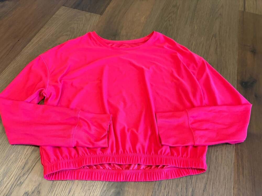 Old Navy Breathe On Long Sleeve Top Size L (10-12) Pink
